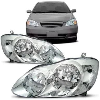 foto de Farol Cromado Corolla 03–08 Esq