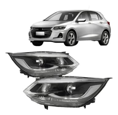 foto de Farol Cromado Projetor Onix 20–24 Dir