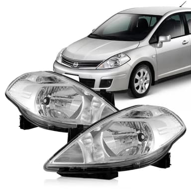 foto de Farol Cromado Linha TYC Tiida 07-13 Esq.
