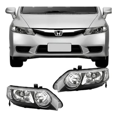 foto de Farol Másc Negra Civic 12–16 Esq
