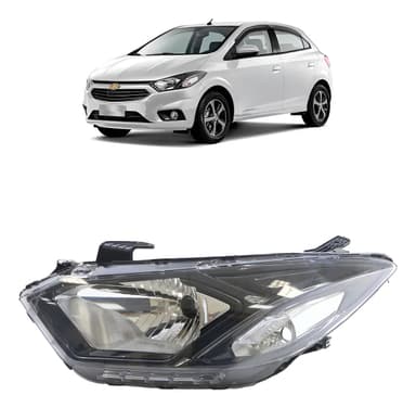 foto de Farol Original Cromado Onix LT 17-19 Dir