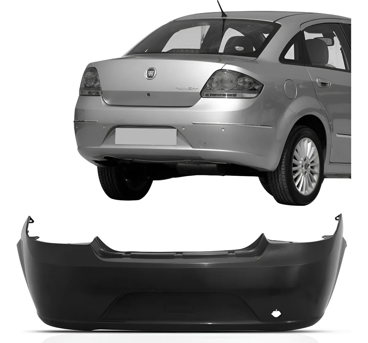 foto de Para-Choque Tras. Fiat Linea 07-14