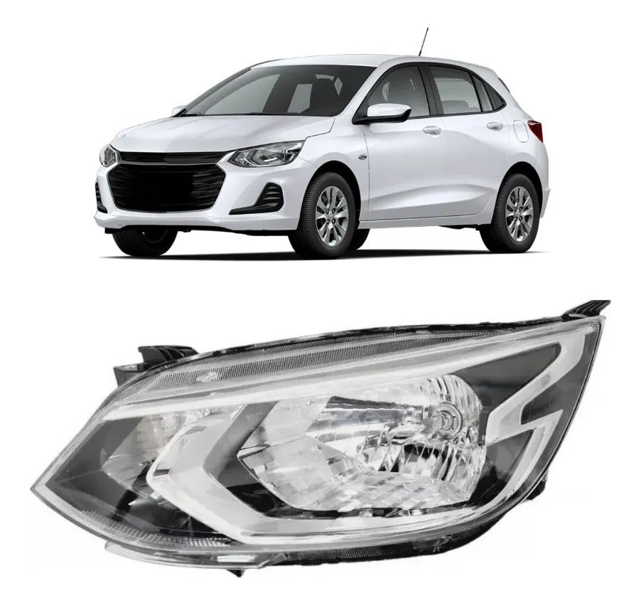 foto de Farol Cromado Elétrico Onix 20-24 Esq.