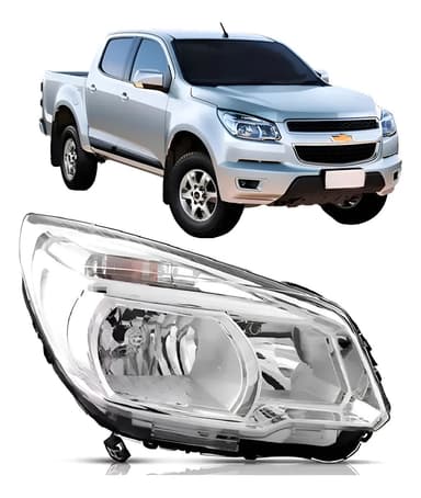 foto de Farol Importado Cromado S10 12-16 Esq.