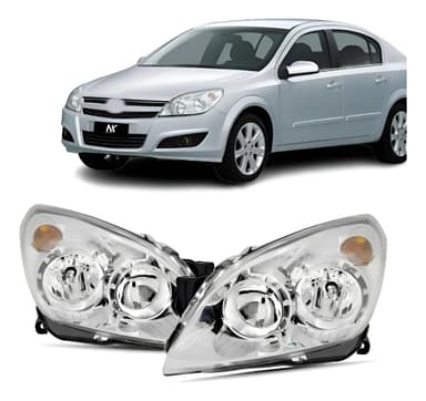 foto de Farol Cromado Importado Vectra 09-11 Dir