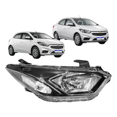 foto de Farol LED Friso Cromado Onix 17–19 Esq