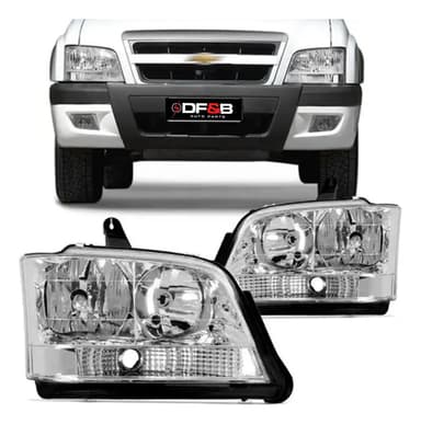 foto de Farol Linha TYC Cromado S10 01-11 Esq.