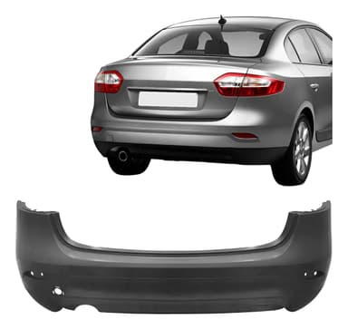 foto de Para-Choque Fluence 2010 a 2016 Tras.