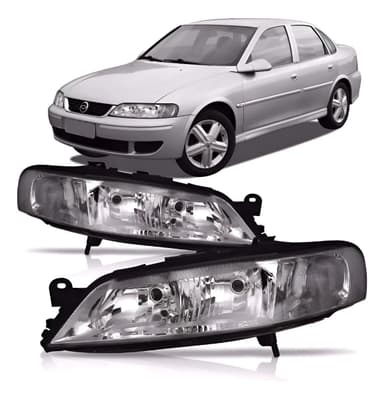 foto de Farol Cromado Vectra 00-05 Esq.