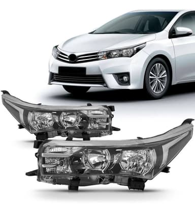 foto de Farol Cromado Corolla 14–17 Dir