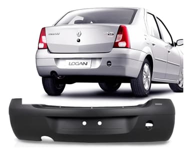 foto de Para-Choque Tras. Renault Logan 07-10