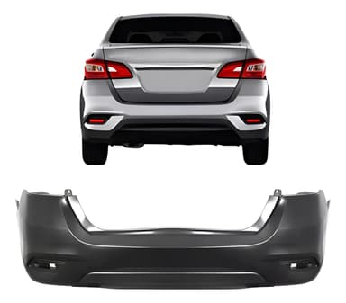 foto de Para-Choque Sentra 2017 a 2020 Tras.