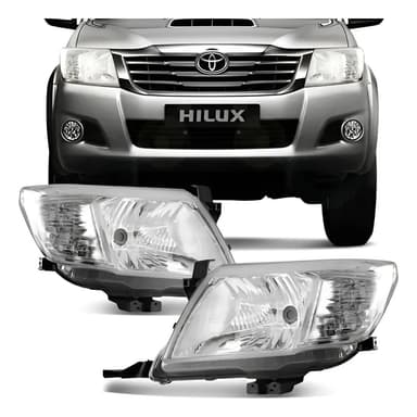 foto de Farol Hilux Original 12-15 Cromado Dir.